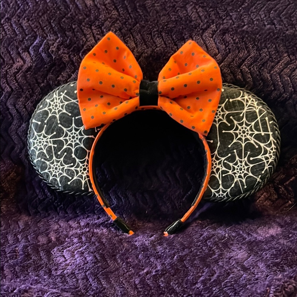 Custom homemade Halloween Mouse Ears Headband